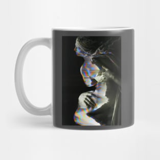 Vaporwave greek glitch statue Mug